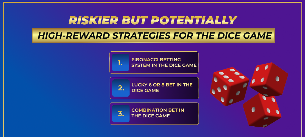 Riskier Strategy for the Dice Game