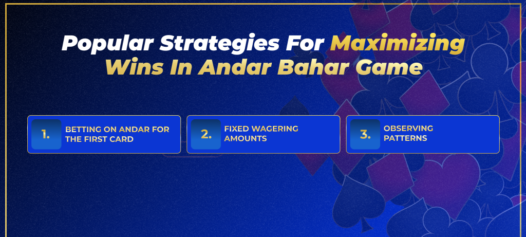 Popular Strategies for the  Andar Bahar Game